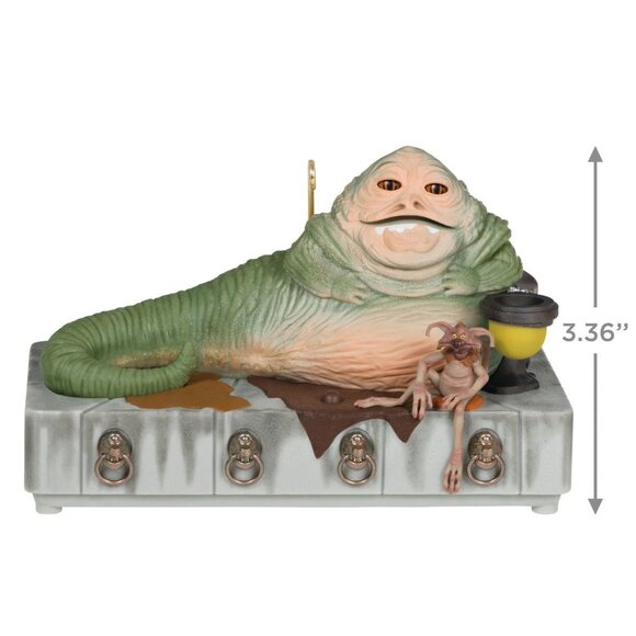 New! Star Wars Animatronic Jabba the Hutt Hallmark Keepsake Ornament 2023 - Picture 3 of 5